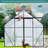 Double Door Polycarbonate Greenhouse Raised Base And Anchor Aluminum Heavy Duty Walk-In Greenhouses-123283232-123283231