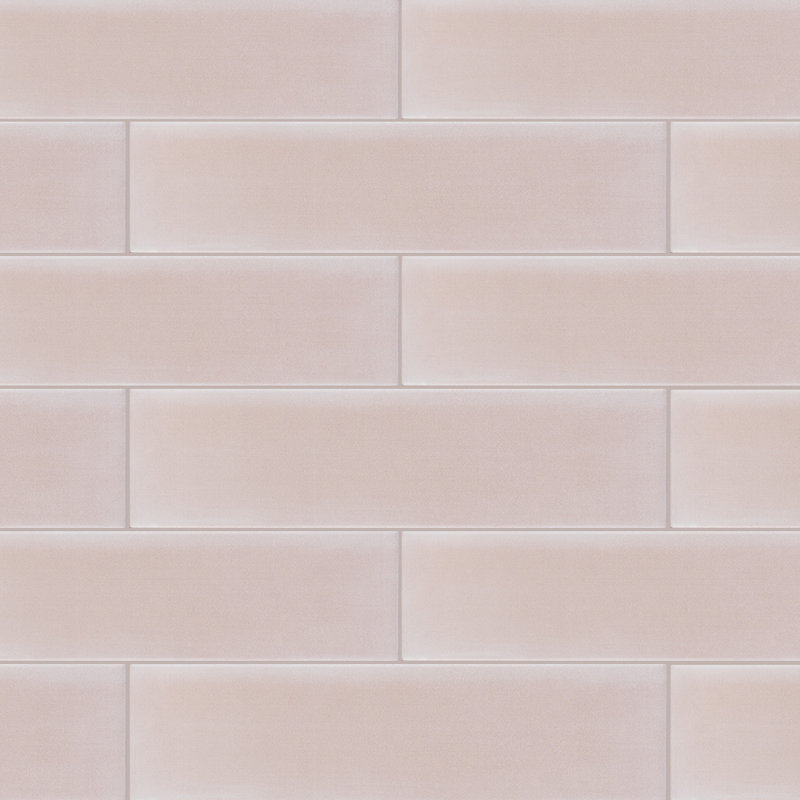 Carreau de porcelaine pour mur et plancher 3X11 Chromatica, Rose