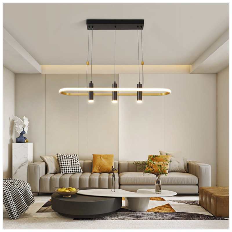 - Luminaire suspendu à DEL à intensité variable [sans ampoule]