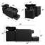 70'' L x 25'' W Black Freestanding Shampoo Sinks with Faucet