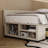 Twin size L-Shaped Upholstered Platform Bed with Storage and Drawers-110990649