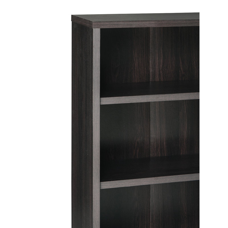 Decorative 82.3" H x 30" W Standard Bookcase, Black Walnut
