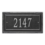 Gardengate Personalized Grande 1-Line Wall Address Plaque