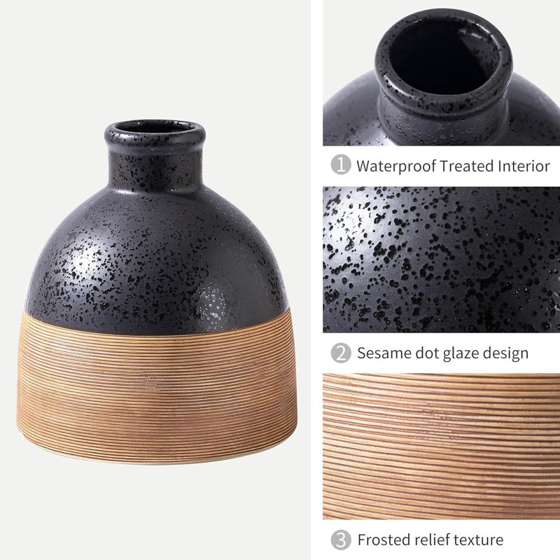 Vase en céramique 6,5 po