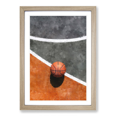 Basketball Court - Picture Frame Painting