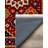 Floral Harmony Collection Digital Print Cotton-Polyester Blend Rug – Red & Floral Pattern-213697575