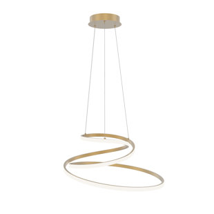 1 - Light LED Geometric Pendant