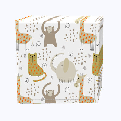 100% Cotton Animals/Nature Square Napkin