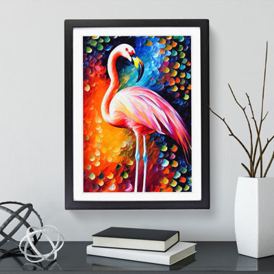 Flamingo Portrait No.3 - Framed Print