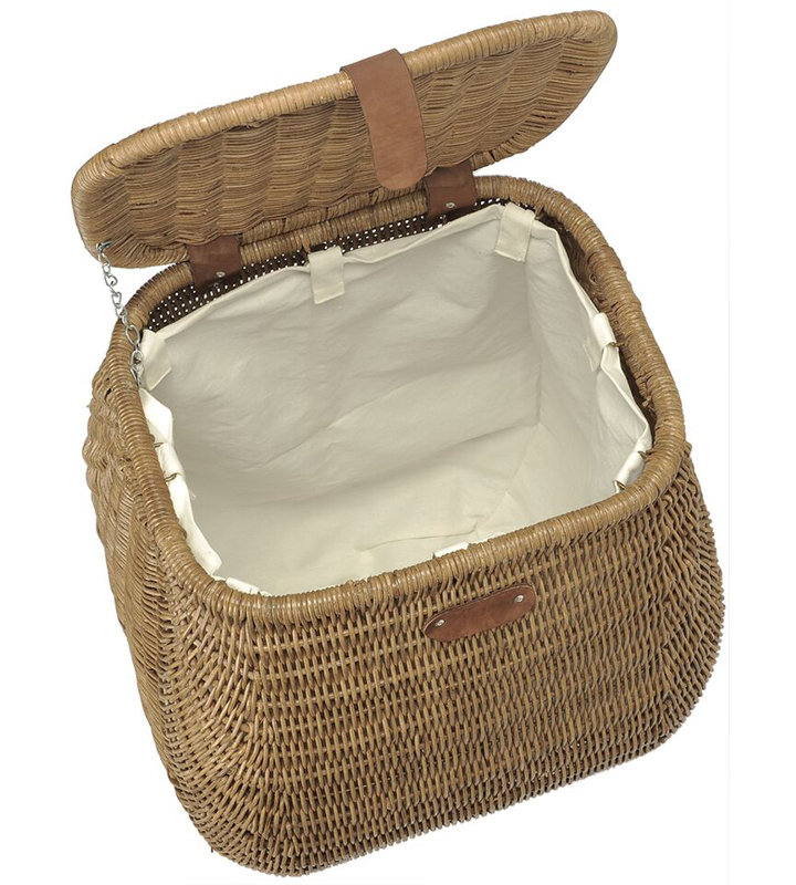 Panier à linge en osier