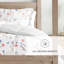 Ensemble d'édredon en duvet synthétique à rayures florales Meadow-133426695