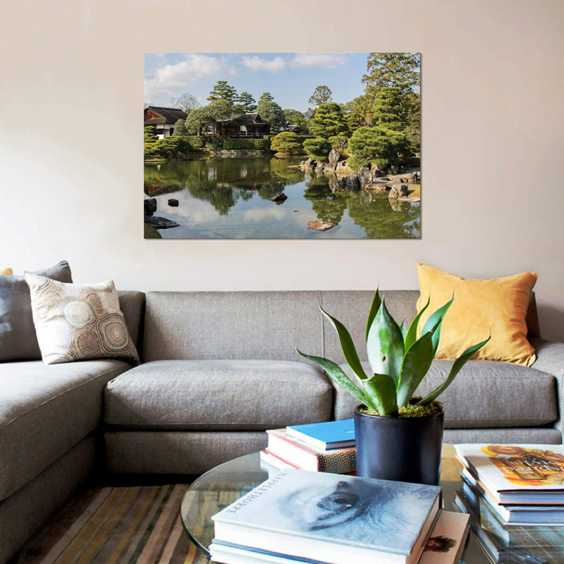 Reproduction de photo sur toile «Traditional Garden in Katsura Imperial Villa Kyoti Japon», H 18 po x l 26 po x P 1,5 po