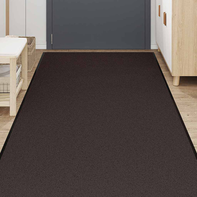 Non-Slip Indoor / Outdoor Door Mat, Brown, 115cm W x 400cm L