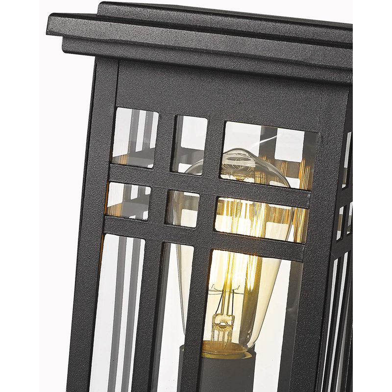 Luminaire extérieur en verre transparent