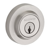 Contemporary Round Single Cylinder Deadbolt