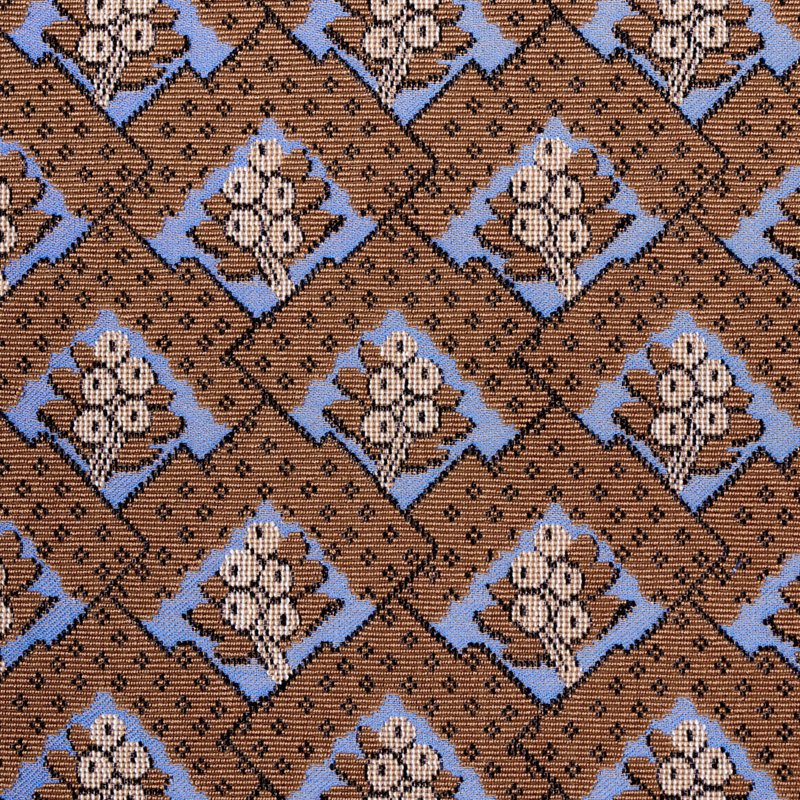 Blair Silk Épinglé Fabric, Charlton Brown