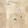 Lattimore Shower System with Rainfall Shower Head and Hand Shower - Rough In Included