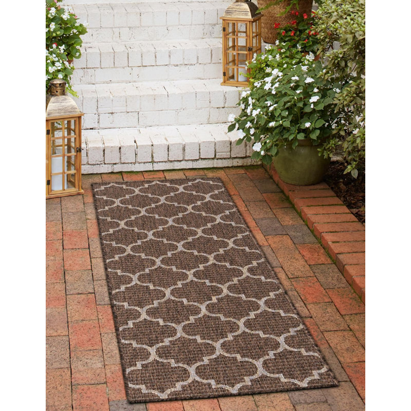 Tapis d'extérieur Preen couleur brune