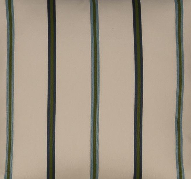 Maurine Striped Reversible Throw Pillow, Blue, Rectangle 12"H x 21"W