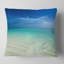 Coussin Turquoise Ocean Under Blue Sky - Sea & Shore-29460174-29460177