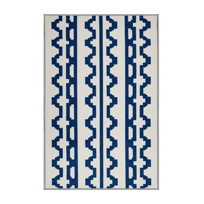 Machine Washable Trellis Gray Area Rug