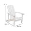 Chaises Adirondack d'extérieur en résine de polyester toutes saisons Balasi-93255237