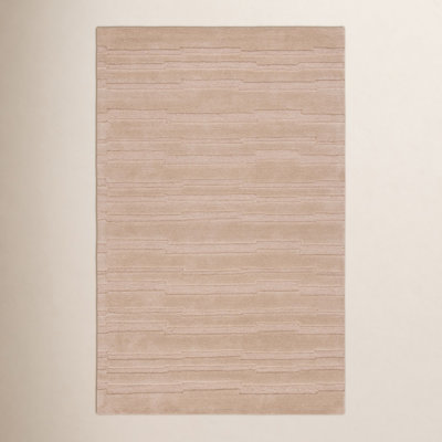 Elona Taupe Hand-Tufted Wool Rug
