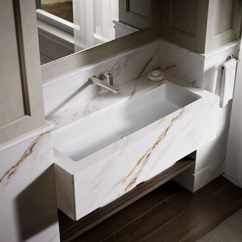 Verticyl 42-1/2 In. Rectangular Undermount Bathroom Sink