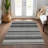 Striped Indoor / Outdoor Rug-490649280