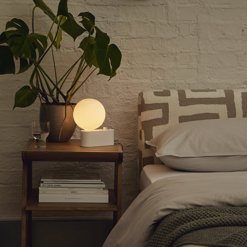 Sphere IV Table Lamp, Chalk White