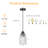 1-Light Glass Modern Pendant Light(Set Of 2)-1344803236