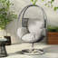 Chaise longue pivotante grise