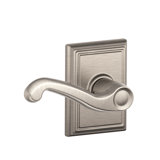Flair Lever with Addison Trim Hall and Closet Lock