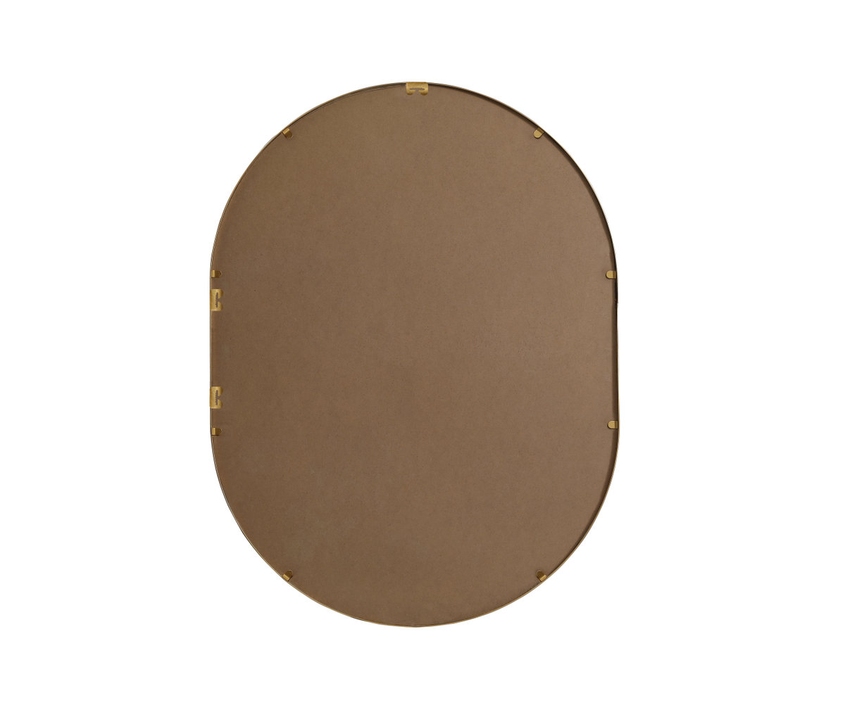 Sabine Metal Pill Wall Mirror, Brass, 36" x 27"