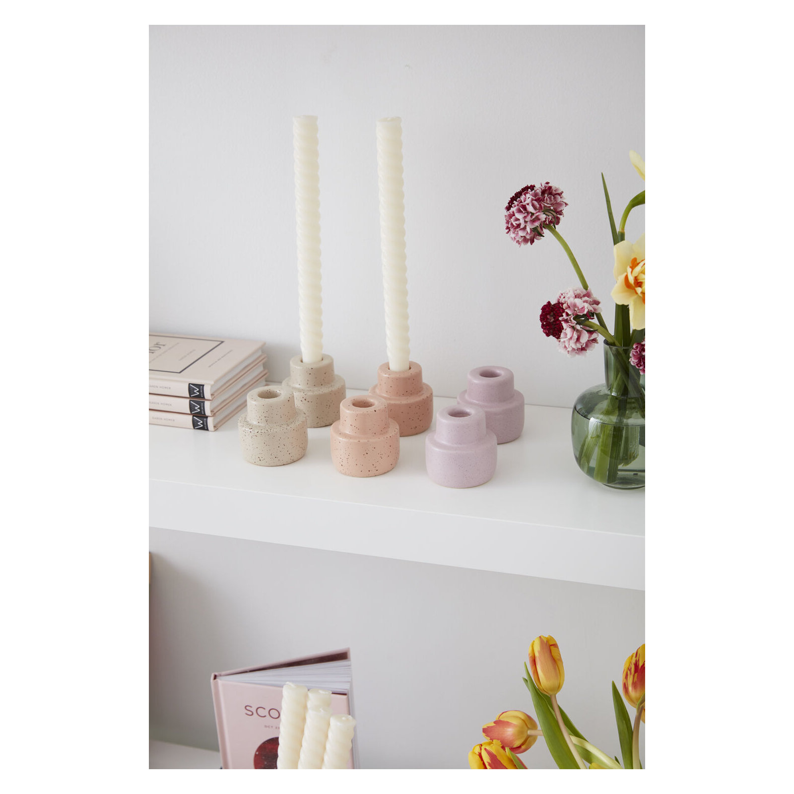 Piedra Candleholder 2.25"x 2.5"