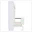 Lit escamotable simple avec placard et tiroirs
