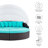 Modway Quest Circular Outdoor Wicker Rattan Patio Daybed with Canopy-70522254