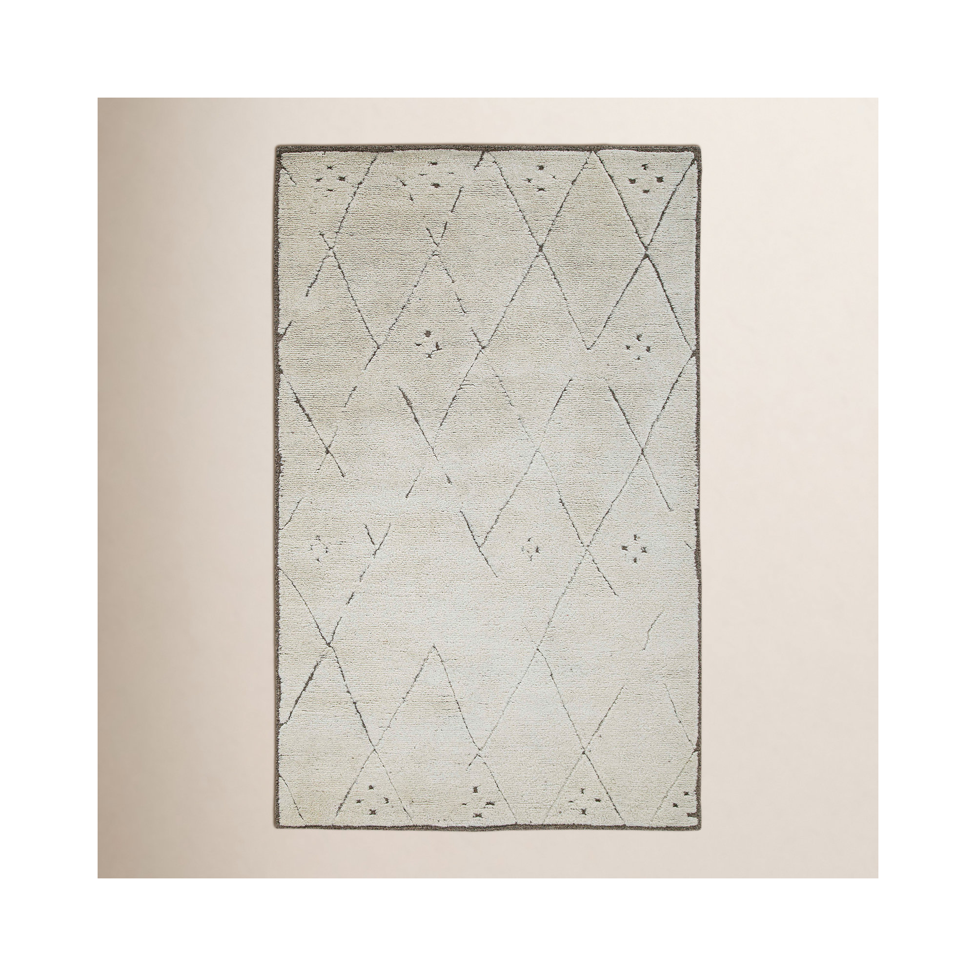 Carolan Hand Tufted Wool Rug, Rectangle 2' x 3'