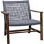 Chaise de patio en teck Akiva