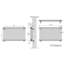 Doe Horizontal Traditional 2 Column Radiator Raw Metal-200916063