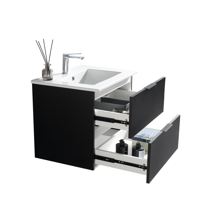 Meuble-lavabo 30 po avec lavabo en céramique