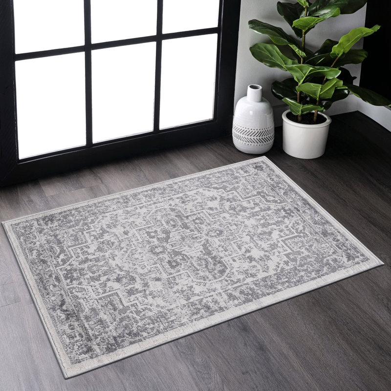 2X3 Silver Loom & Area Rug - Stylish, Non-Shedding, Stain For Bedroom, Living, Dining Room Stylish And Living Room, Use
