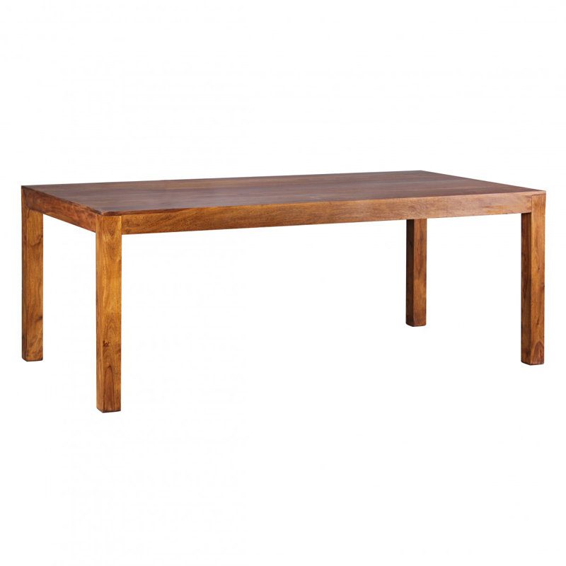 Solid Wood Dining Table, 76 cm H x 120 cm W x 60 cm D, Sheesham
