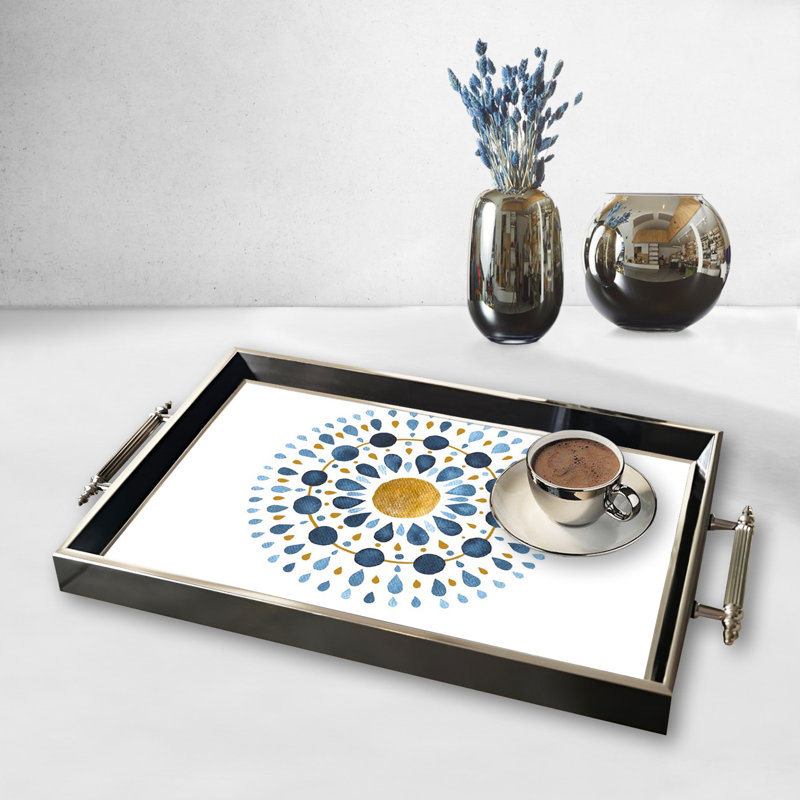 Élégant plateau en verre de 19,7 po x 11,4 po x 1,4 po | Fabrication 100% verre durable | Facile à nettoyer avec un chiffon humide | Idéal pour le service, la présentation décorative et l'organisation | Ajout élégant à la décoration intérieure