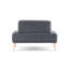 Banc de bout moderne 45 po-1250156495