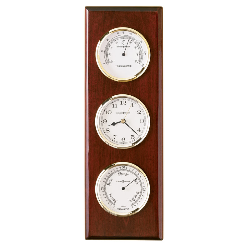 Solid + Manufactured Wood Wall Clock