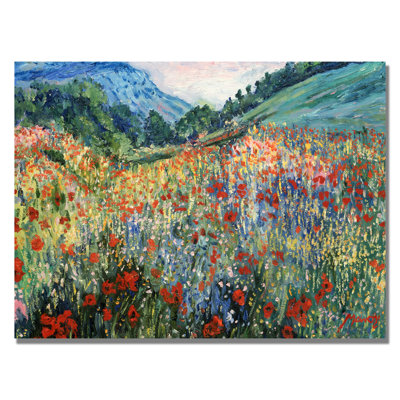 «Field of Wild Flowers», reproduction d'art sur toile