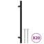 Metro Lane Cabinet Handles 20 Pcs Bronze 96 Mm Stainless Steel-142266311-142266316