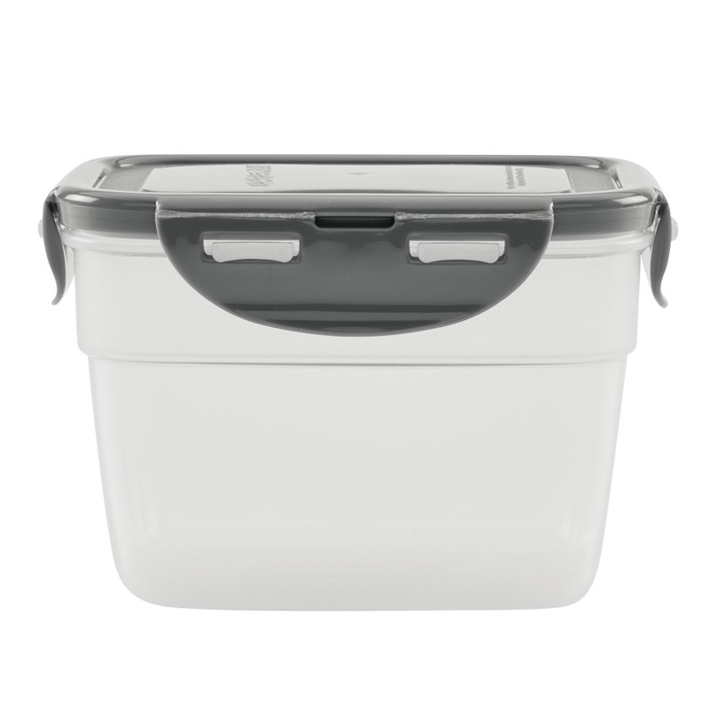Gray BPA-Free Plastic Meal Prep Food Storage Container Set, 30-Piece