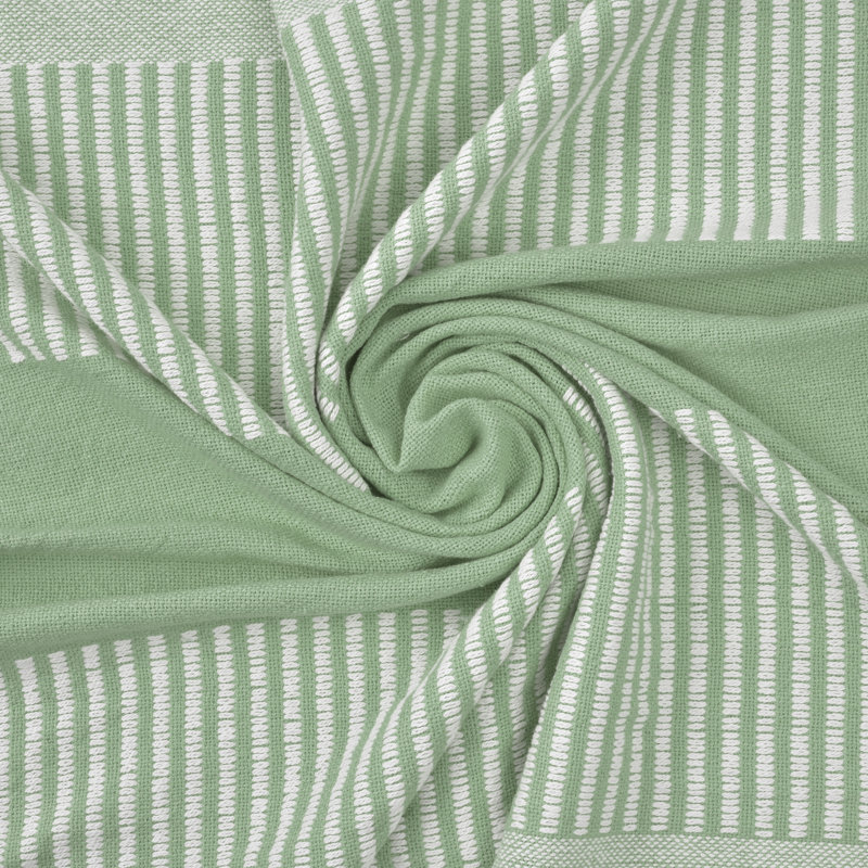 Couverture en coton , Vert